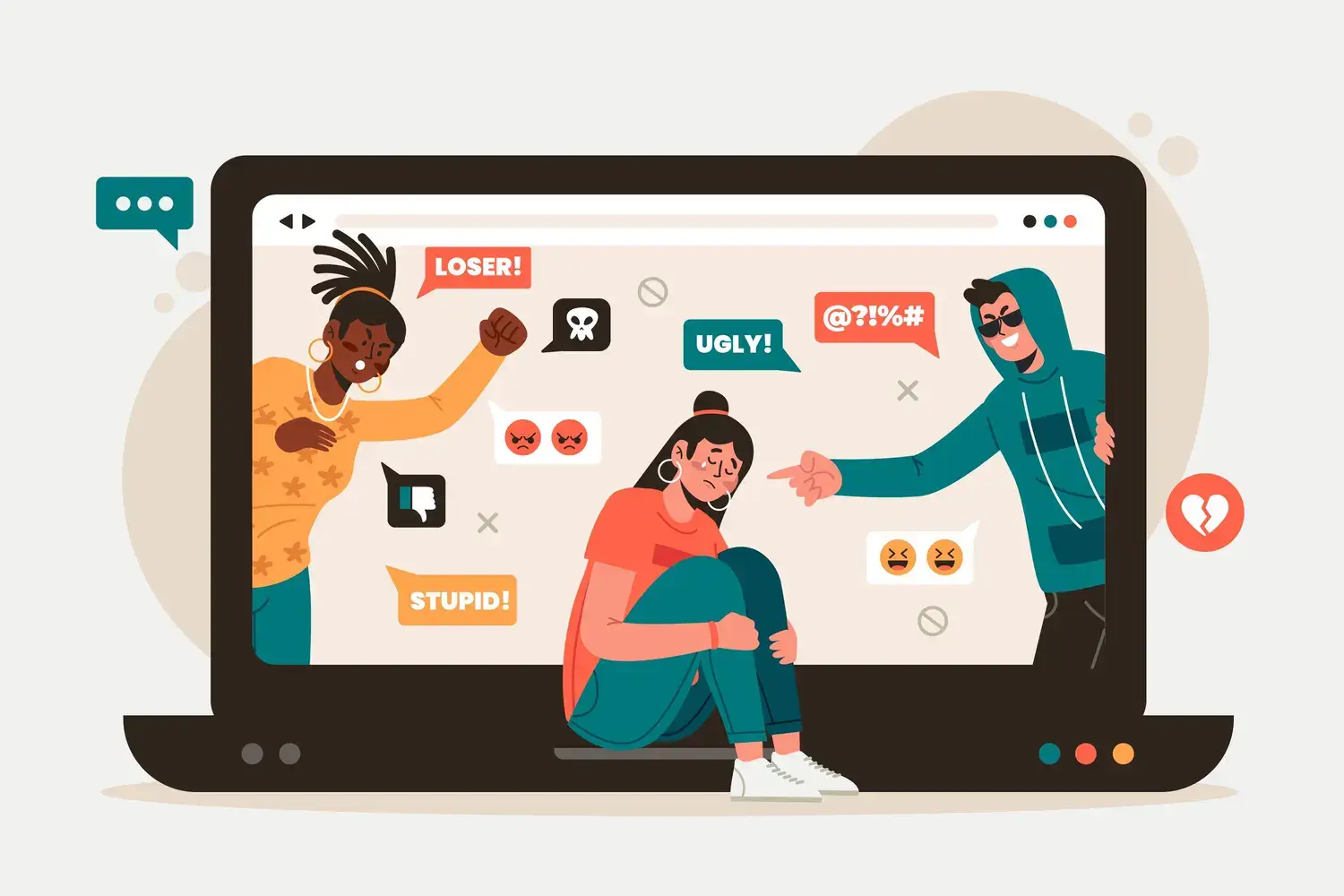 cyber bullying en niños y adolescentes
